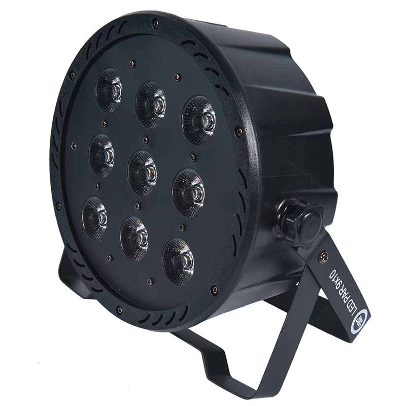 LIGHT4ME LED PAR 9X10W MKII RGBW pilot IR - obrazek 2