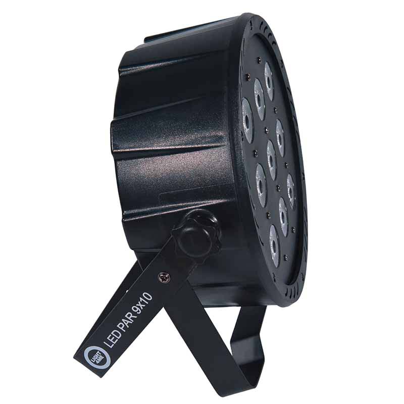 LIGHT4ME LED PAR 9X10W MKII RGBW pilot IR - obrazek 3
