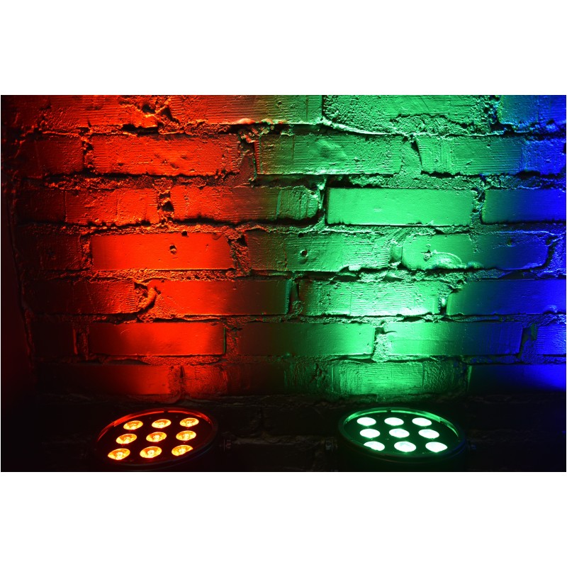LIGHT4ME LED PAR 9X10W MKII RGBW pilot IR - obrazek 7