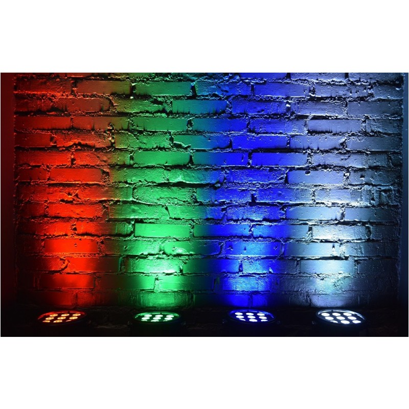 LIGHT4ME LED PAR 9X10W MKII RGBW pilot IR - obrazek 5