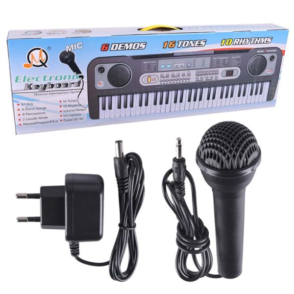 MQ 6119 KEYBOARD klawisze organy z mikrofonem dla - obrazek 2