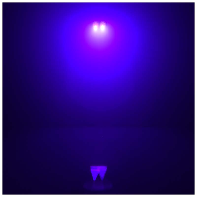 LIGHT4ME TURBO FLOWER efekt disco LED PAR UV kula - obrazek 5