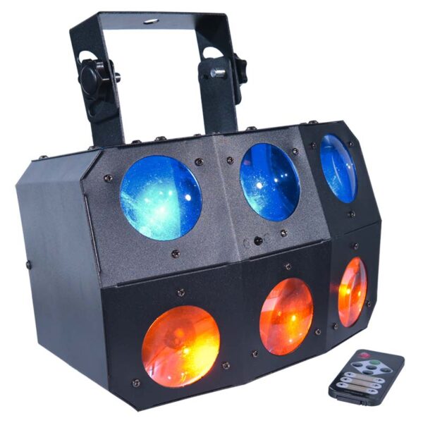LIGHT4ME SIX EYE BEAM mocny efekt beam LED + PILOT - obrazek 6