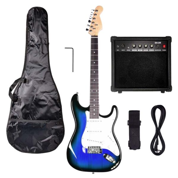 NN EG SET BLU zestaw gitarowy gitara elektryczna s - obrazek 2
