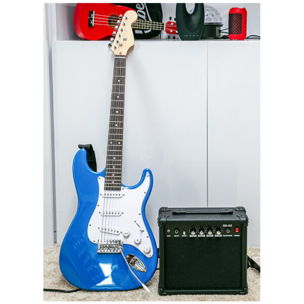 NN EG SET BLU zestaw gitarowy gitara elektryczna s - obrazek 3