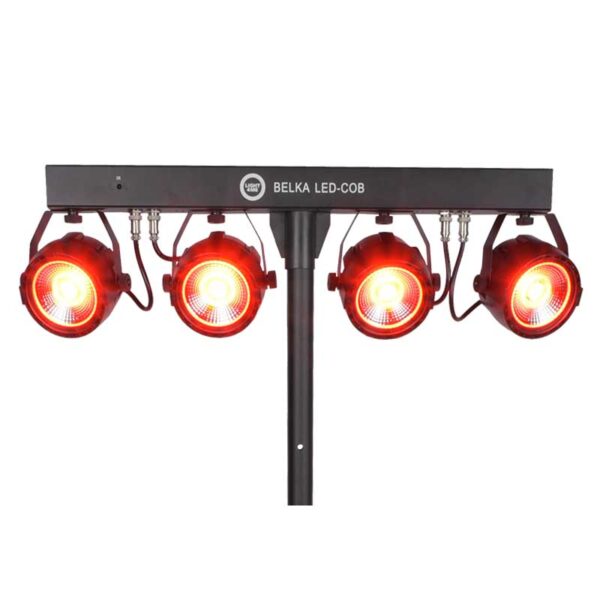LIGHT4ME BELKA LED COB PAR 4x30W statyw pokrowiec - obrazek 6