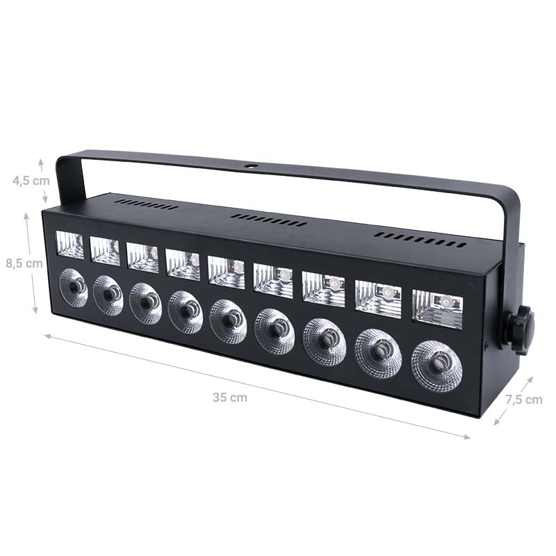 LIGHT4ME BATTEN MIX RGBW+UV wall washer LED BAR - obrazek 7