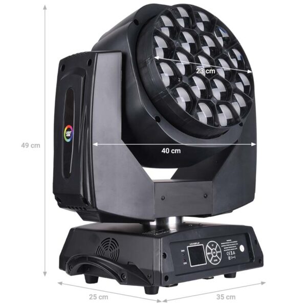 LIGHT4ME GALAXY głowica ruchoma LED wash zoom FX - obrazek 7
