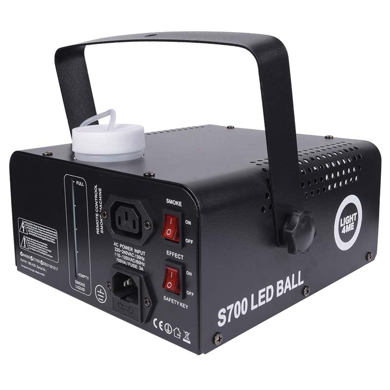 LIGHT4ME S 700W LED BALL wytwornica dymu mgły efek - obrazek 8