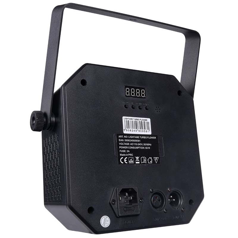LIGHT4ME TURBO FLOWER efekt disco LED PAR UV kula