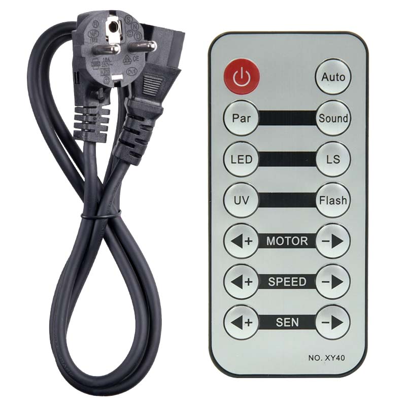 LIGHT4ME TURBO FLOWER efekt disco LED PAR UV kula - obrazek 12