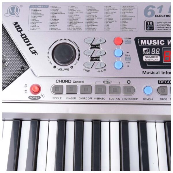 MQ 001 UF KEYBOARD klawisze organy z mikrofonem dl - obrazek 7