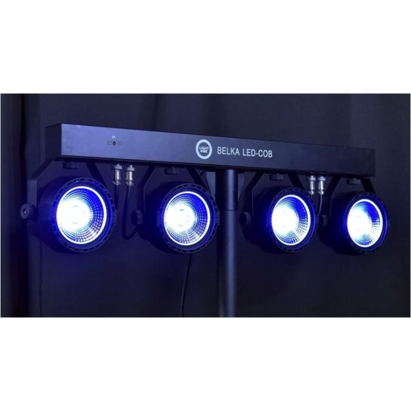LIGHT4ME BELKA LED COB PAR 4x30W statyw pokrowiec - obrazek 8