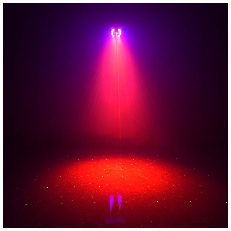 LIGHT4ME TURBO FLOWER efekt disco LED PAR UV kula - obrazek 8