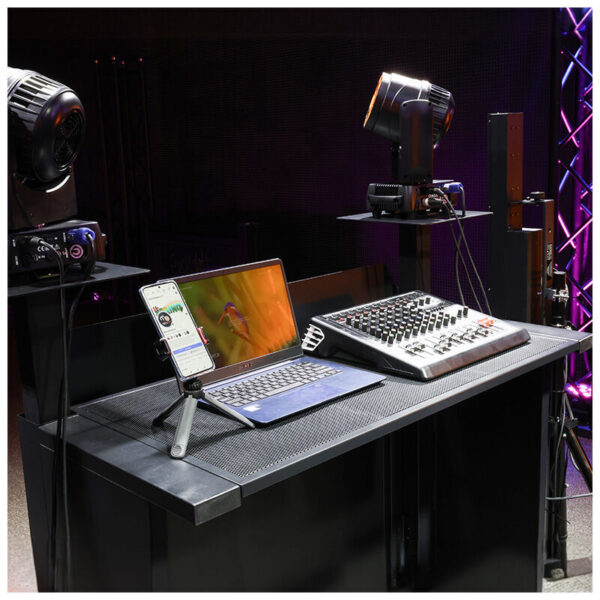 DNA DJ BOOTH XL BK stół stanowisko DJ podświetlana tablica LED RGB - obrazek 6