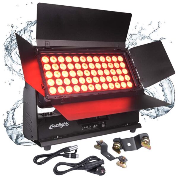 EVOLIGHTS 60x10W RGBW LED WALL WASHER naświetlacz - obrazek 2