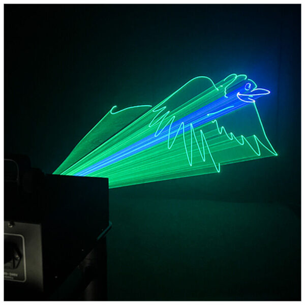 EVOLIGHTS LASER 3W RGB profesjonalne estradowe ośw - obrazek 4
