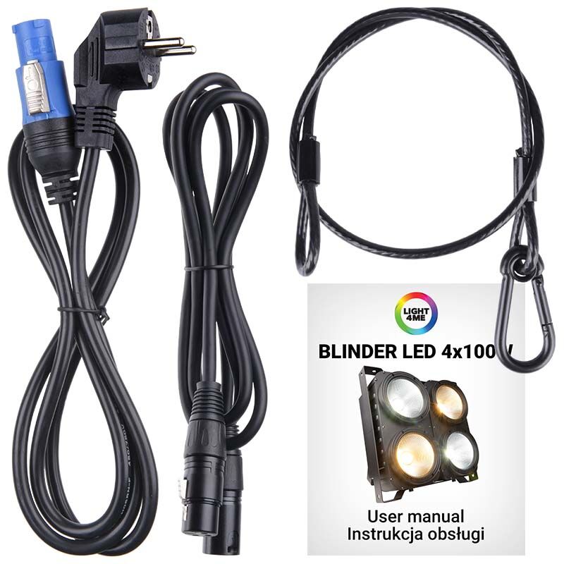 LIGHT4ME BLINDER LED 4x100W oświetlacz sceniczny - obrazek 3