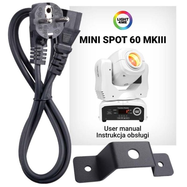 LIGHT4ME MINI SPOT 60 WH MKIII głowa spot LED - obrazek 5