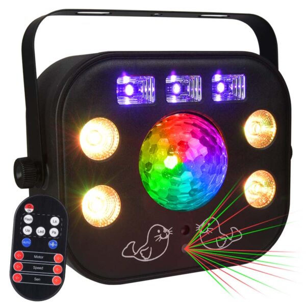 LIGHT4ME MULTIPHASE multiefekt LED UV wash strobe - obrazek 3