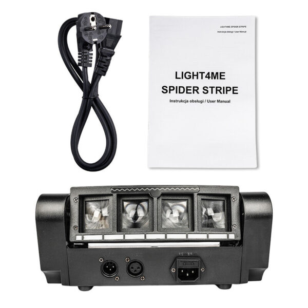 LIGHT4ME SPIDER STRIPE efekt LED disco stroboskop - obrazek 3