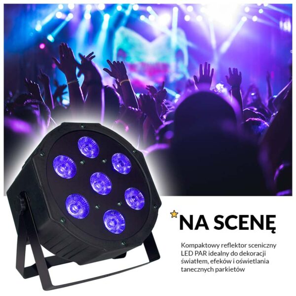 LIGHT4ME TRI PAR BASIC 7x9 reflektor sceniczny LED - obrazek 3