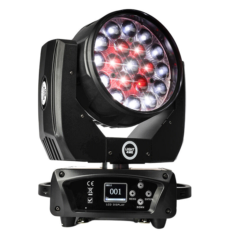 LIGHT4ME ZOOM WASH 19x15W głowica ruchoma LED RGBW - obrazek 4
