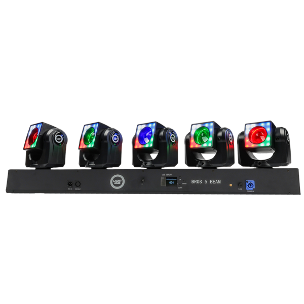 LIGHT4ME BROS 5 BEAM efekt LED 5x głowica ruchoma - obrazek 4