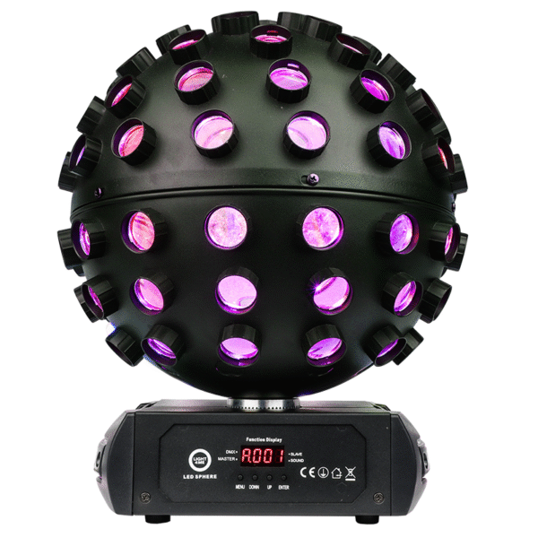 LIGHT4ME LED SPHERE 5x18W RGBWA-UV efekt świetlny - obrazek 9