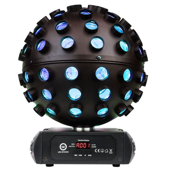 LIGHT4ME LED SPHERE 5x18W RGBWA-UV efekt świetlny - obrazek 8