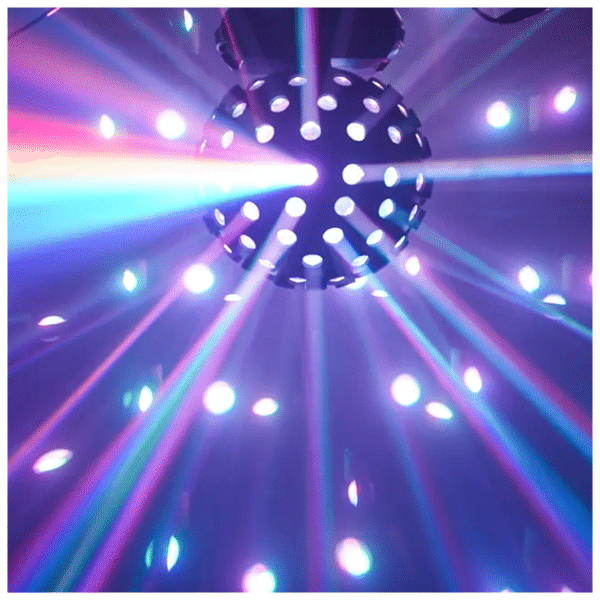 LIGHT4ME LED SPHERE 5x18W RGBWA-UV efekt świetlny - obrazek 5