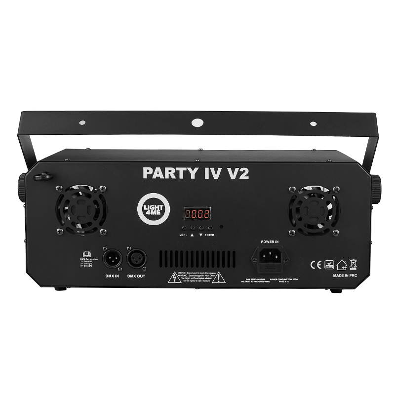 LIGHT4ME PARTY IV V2 multiefekt LED derby kula - obrazek 4