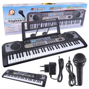 MQ 6119 KEYBOARD klawisze organy z mikrofonem dla