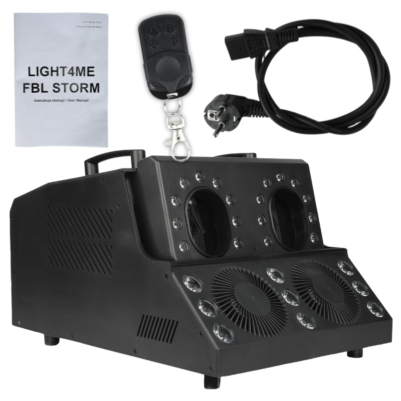 LIGHT4ME FBL STORM profesjonalna wytwornica dymu i baniek - obrazek 13