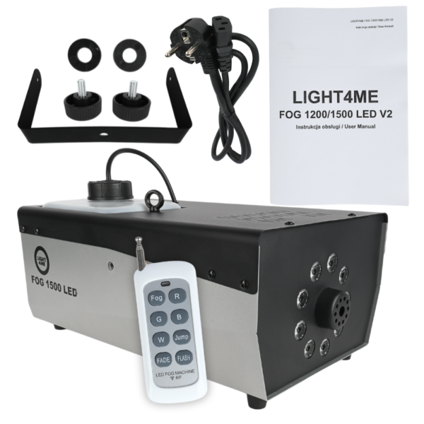 LIGHT4ME FOG 900 LED V2 wytwornica dymu mgły - obrazek 6