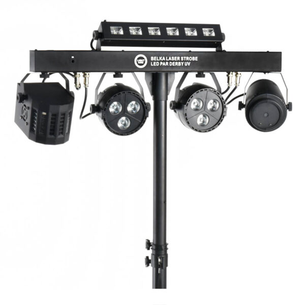 LIGHT4ME BELKA LASER STROBOSKOP LED PAR DERBY UV - obrazek 3