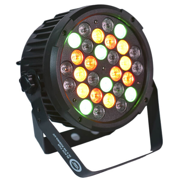 LIGHT4ME BLACK PAR 30x3W RGBA-UV LED reflektor sceniczny - obrazek 7