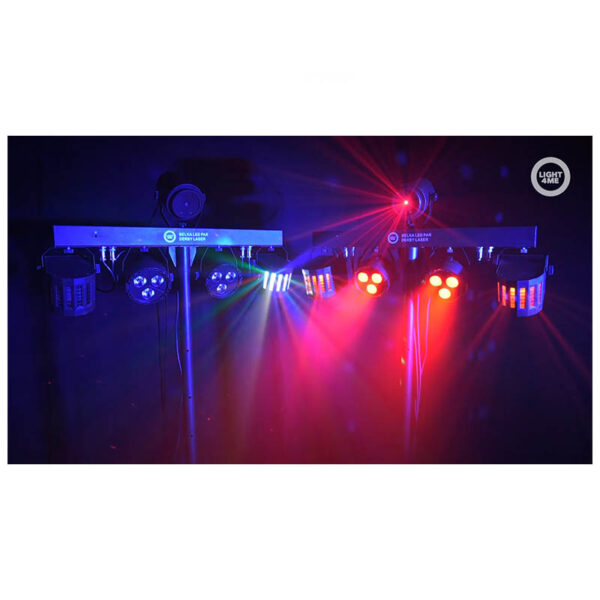 LIGHT4ME BELKA LED PAR DERBY LASER multiefekt świetlny - obrazek 3