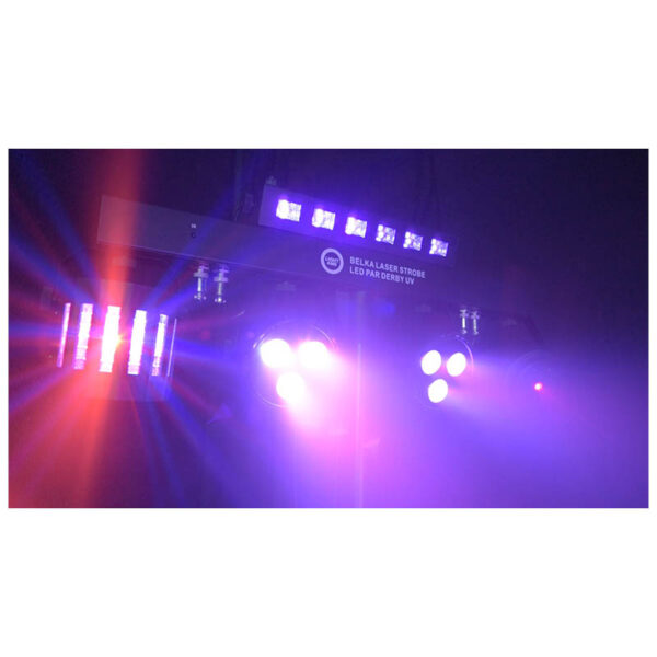 LIGHT4ME BELKA LASER STROBOSKOP LED PAR DERBY UV - obrazek 6