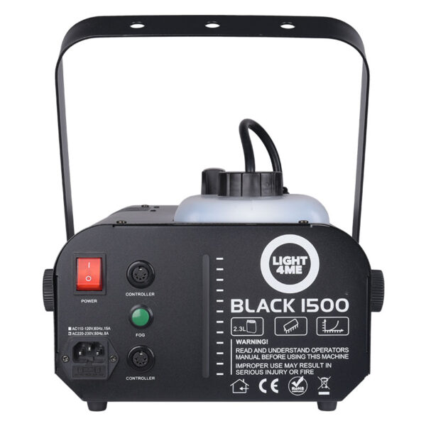 LIGHT4ME BLACK 1500 wytwornica dymu mgły - obrazek 6
