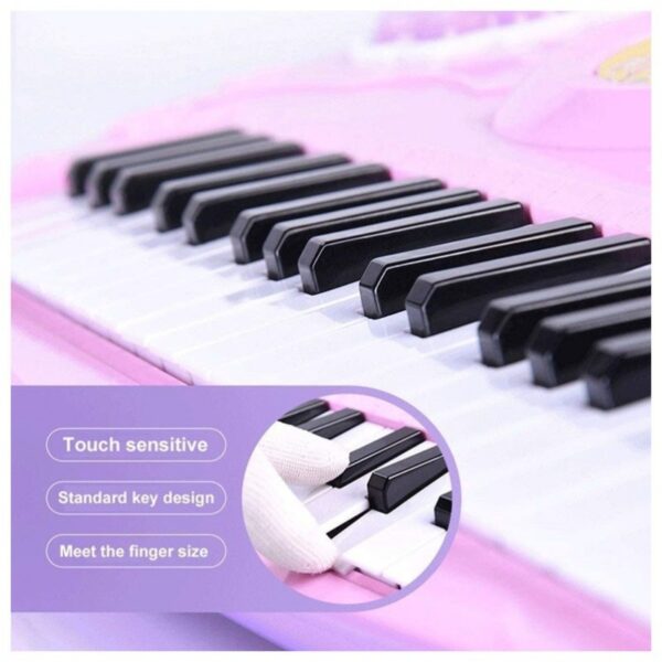 NN PIANINO GOSIA keyboard z mikrofonem dla dzieci - obrazek 5
