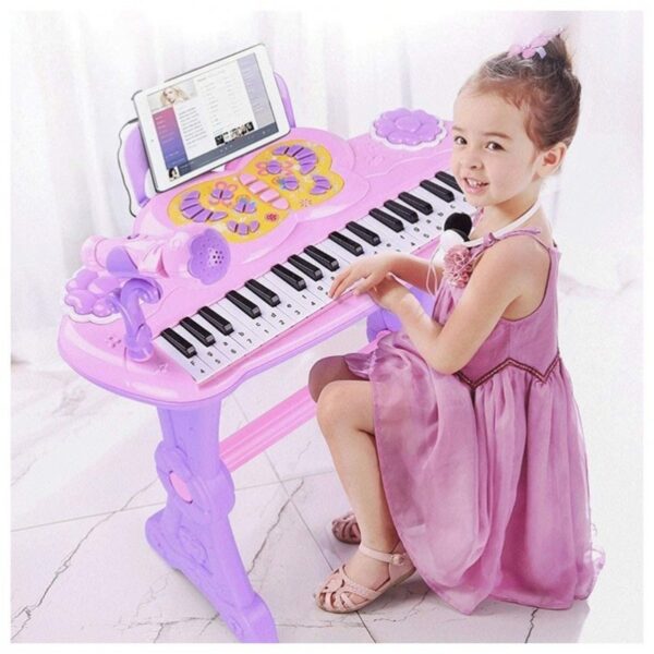 NN PIANINO GOSIA keyboard z mikrofonem dla dzieci - obrazek 7