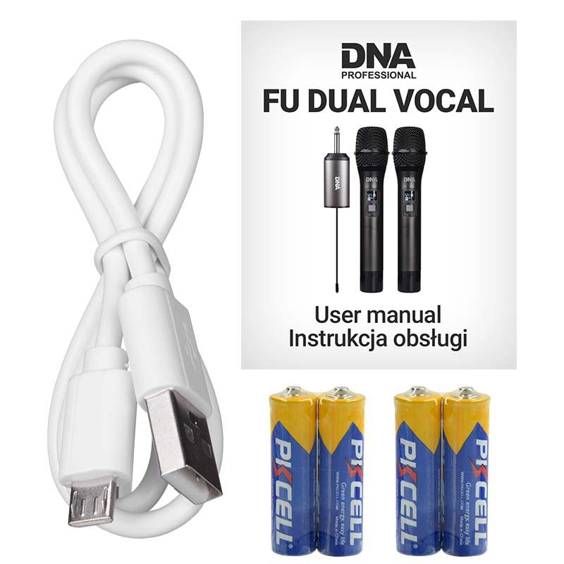 DNA FU DUAL VOCAL wokalowy mikrofon bezprzewodowy - obrazek 5