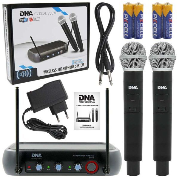 DNA FV DUAL VOCAL wokalowy mikrofon bezprzewodowy - obrazek 2