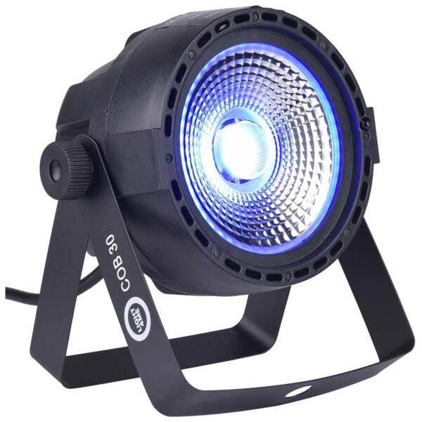LIGHT4ME COB 30 mocny lekki par LED RGB CZARNY - obrazek 6