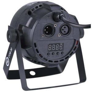 LIGHT4ME COB 30 mocny lekki par LED RGB CZARNY