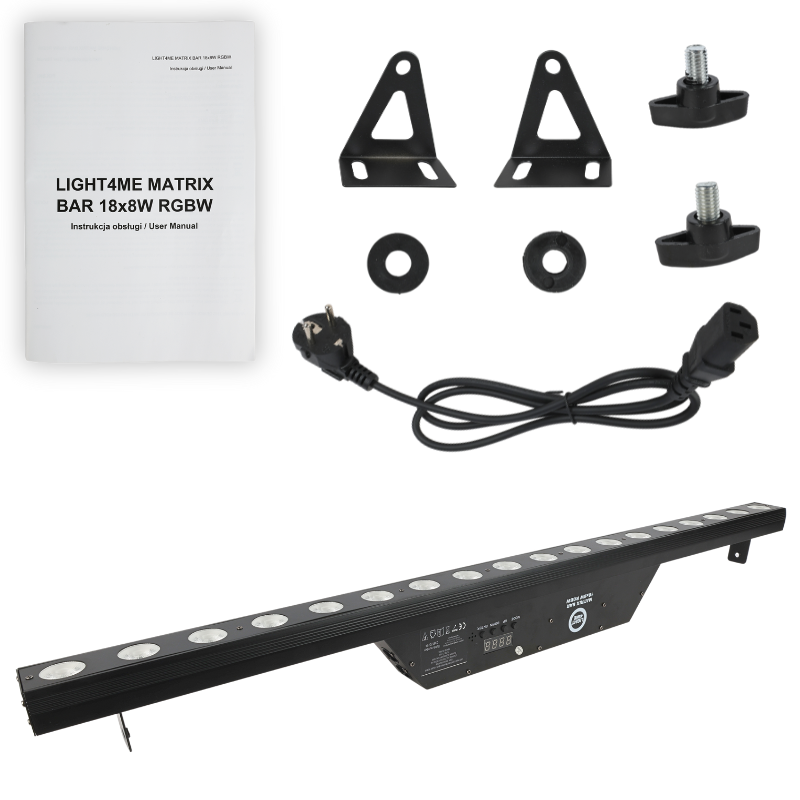 LIGHT4ME MATRIX BAR 18x8W RGBW listwa oświetleniow - obrazek 7