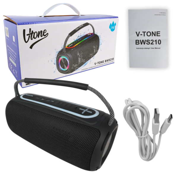 V-TONE BWS210 BK głośnik Bluetooth - obrazek 4