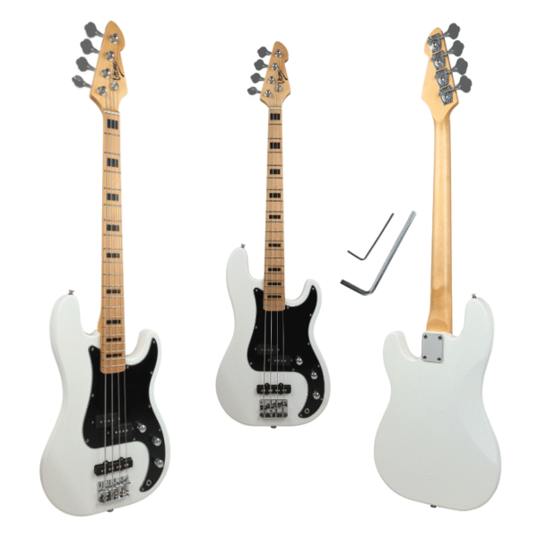 V-TONE PJB46 WH gitara elektryczna basowa 4/4 biała - obrazek 4