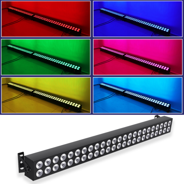 LIGHT4ME PIXEL BAR 48 RGBA listwa oświetleniowa oświetlenie sceniczne dekoracja światłem 48x3W LED - obrazek 3